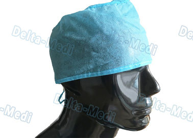 파란 PP Handmade 처분할 수 있는 외과 모자는, 의사 모자 15를 - 35gsm 제거합니다