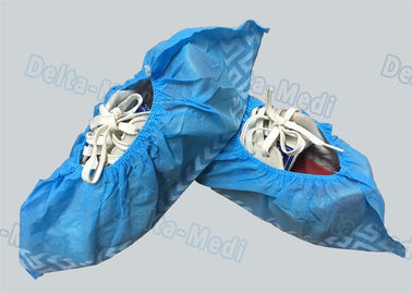 비 비 길쌈한 미끄럼 처분할 수 있는 외과 신발은 파란 색깔 15 x 40cm를 커버합니다