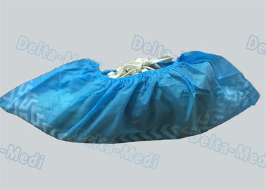 비 비 길쌈한 미끄럼 처분할 수 있는 외과 신발은 파란 색깔 15 x 40cm를 커버합니다