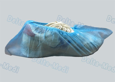 PP/SMS 파랑 병원/실험실을 위한 비 길쌈된 처분할 수 있는 외과 신발 덮개
